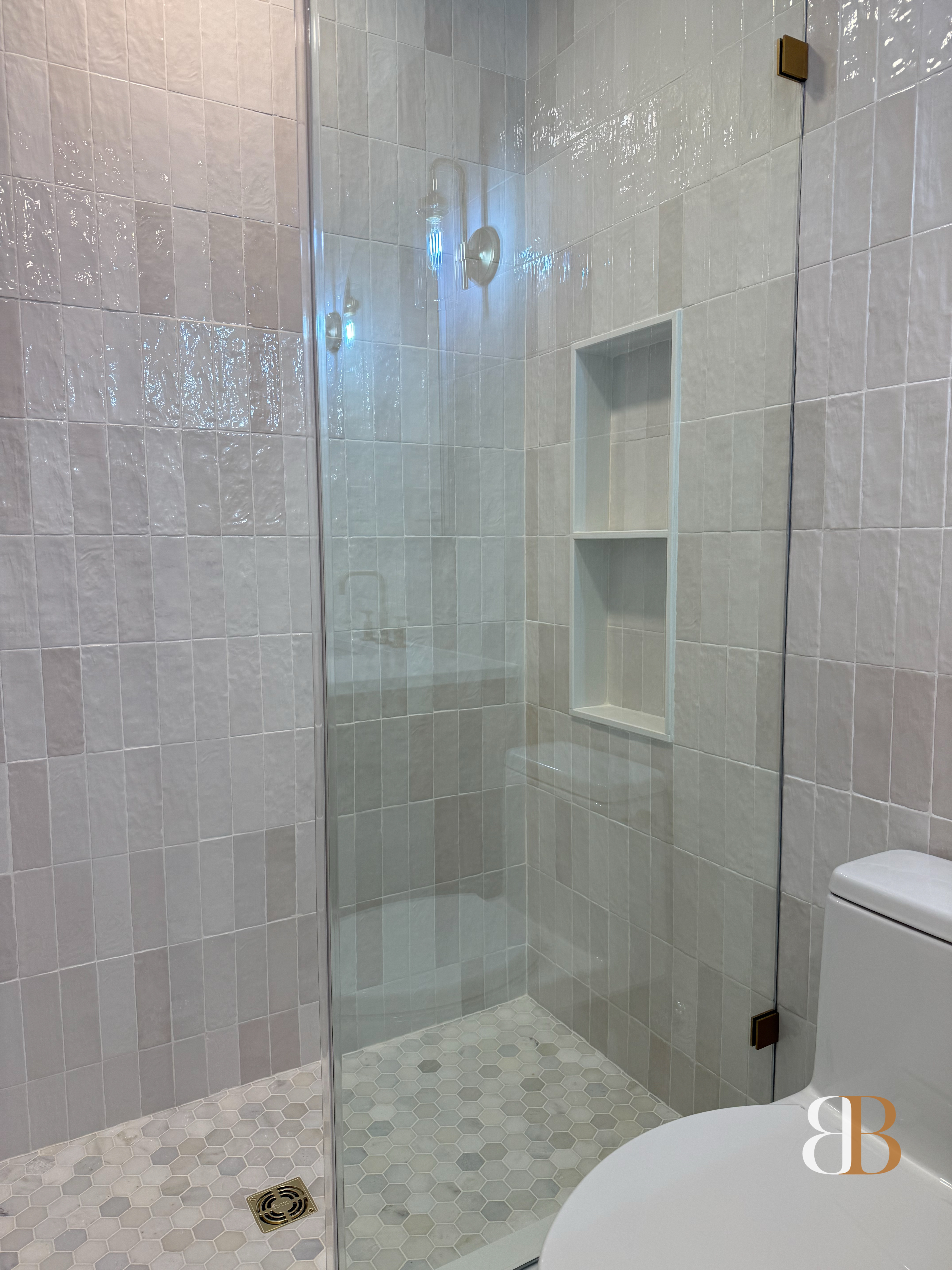 Transitional bathroom remodel in Ambler by B&B Associates Creations — photo 13